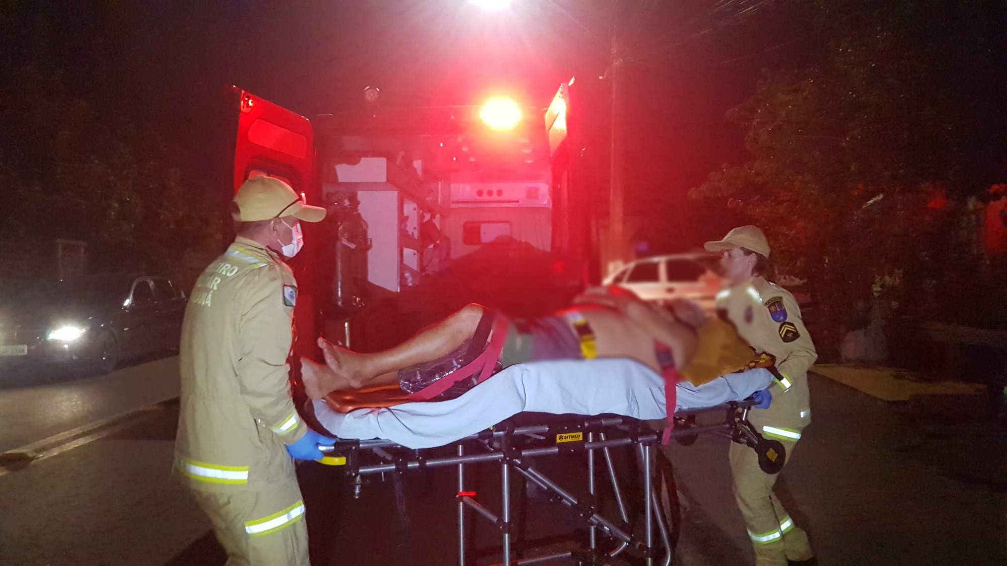 Siate atende idoso com suspeita de fratura após queda em banheiro no Jardim Nova Cidade