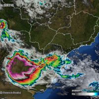 Imagem referente a Previsão de chuva e máxima de 28°C nesta quinta-feira em Cascavel