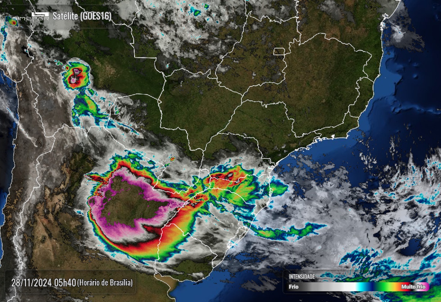 Previsão de chuva e máxima de 28°C nesta quinta-feira em Cascavel Previsão de chuva e máxima de 28°C nesta quinta-feira em Cascavel