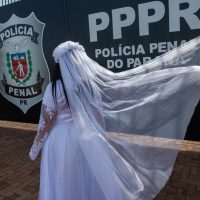 Imagem referente a Casamento comunitário com 9 casais é realizado na Penitenciária Estadual