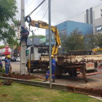 Imagem referente a Trabalho da Copel na Avenida Brasil deixa trânsito parcialmente obstruído e semáforos inoperantes