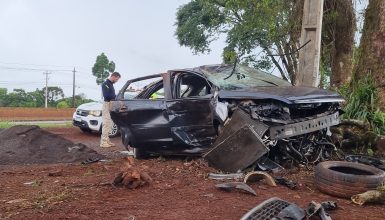 Imagem referente a Nasceu de novo! Homem sofre ferimentos moderados após capotamento na BR-277, em Cascavel