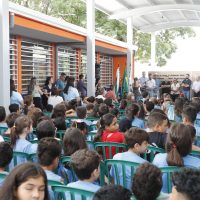 Imagem referente a Escola Professora Maria dos Prazeres Neres ganha refeitório novo e ginásio revitalizado