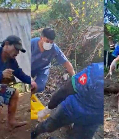 Imagem referente a Terminou o serviço: vídeo mostra homem sendo atacado e morto enquanto era socorrido