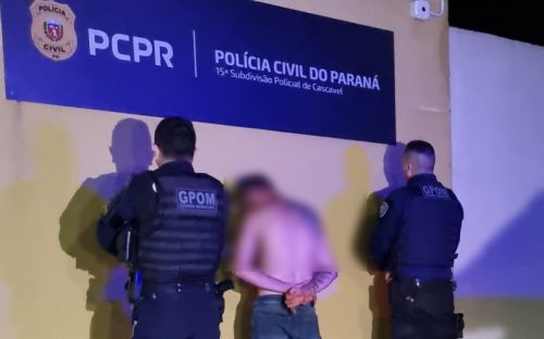 Imagem referente a Homem de 35 anos detido por violência doméstica no bairro Neva em Cascavel