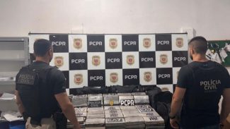 PCPR prende casal com 169 kg de cocaína em desdobramento da maior apreensão do ano