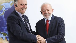 Lula recebeu hoje presidente eleito do Uruguai no Palácio do Planalto