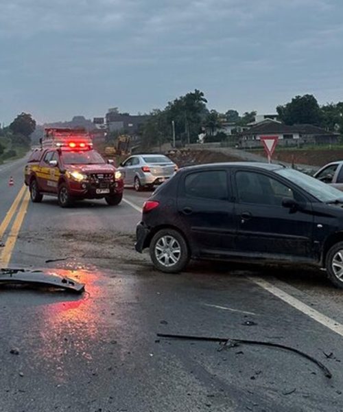 Imagem referente a Jovem grávida de nove meses morre em acidente de moto na BR-470