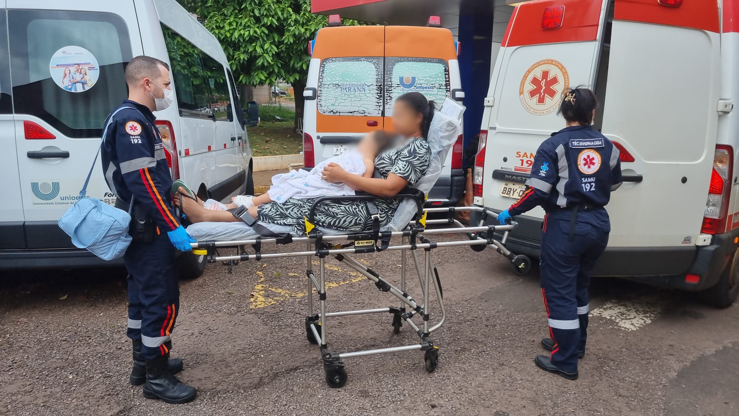 Menino de dois anos é levado ao HUOP após sofrer queimaduras com água quente