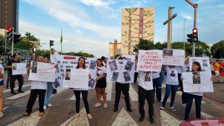 Manifestação em Cascavel pede responsabilização de motorista em morte de vigilante