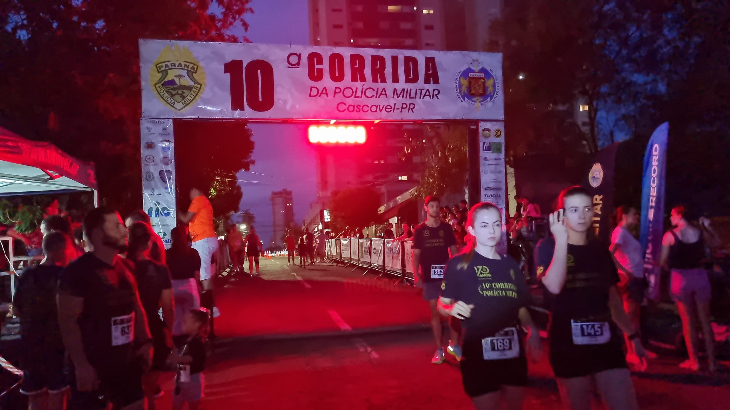 10ª Corrida da Polícia Militar Night Run: Cascavel acolhe competição noturna