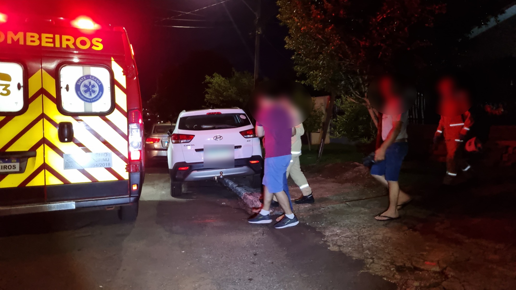 Idoso de 85 anos cai e bate a cabeça em casa e é socorrido pelo Siate