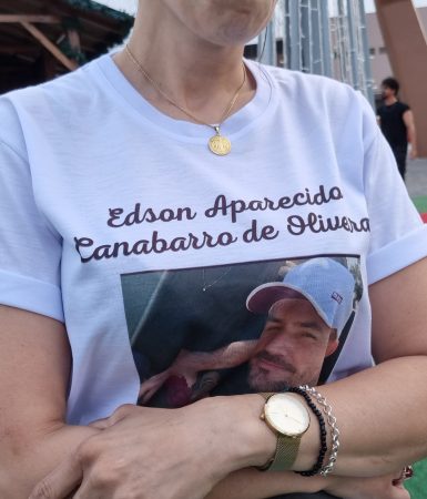 Imagem referente a Viúva de Edson Aparecido Canabarro de Oliveira detalha dia do acidente