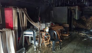 Imagem referente a Restaurante fica destruído após ser atingido por incêndio no Bairro Canadá