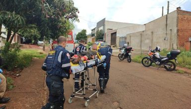 Imagem referente a Homem em surto é contido pelas equipes do Samu e da Polícia Militar