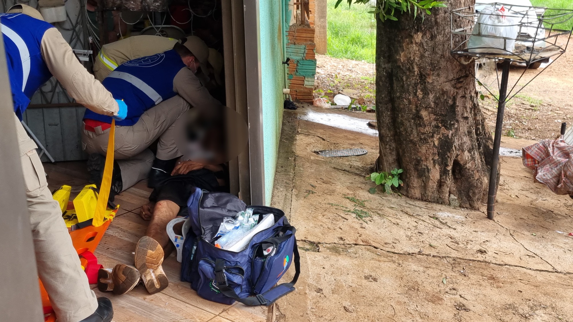 Homem é vítima de agressão no Bairro Santa Cruz em Cascavel