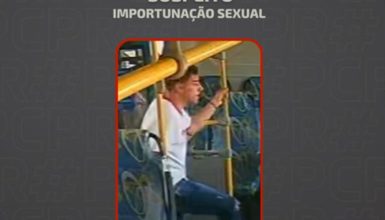 Imagem referente a Polícia Civil divulga imagem de suspeito de importunação sexual