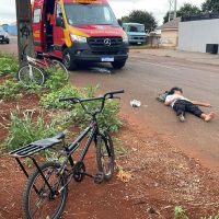 Imagem referente a Cinco crianças são atropeladas por motocicleta no bairro Floresta