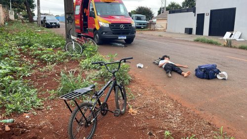 Imagem referente a Cinco crianças são atropeladas por motocicleta no bairro Floresta