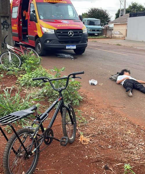 Imagem referente a Cinco crianças são atropeladas por motocicleta no bairro Floresta