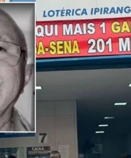 Imagem referente a Morre vencedor do maior prêmio da Mega-Sena, 24 dias após receber R$ 201,9 milhões