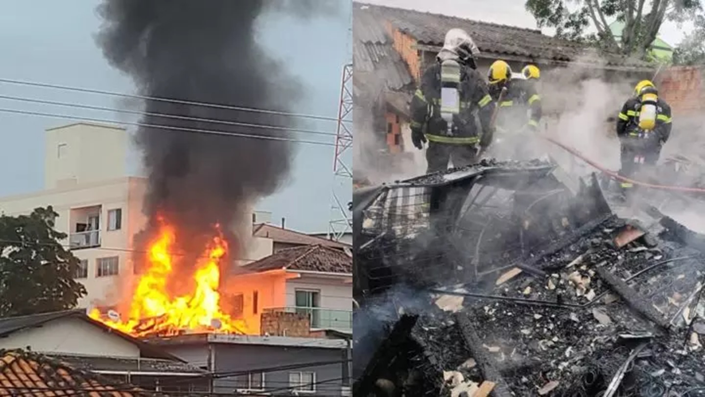 Pequeno herói: menino de 10 anos salva família de incêndio antes que casa fosse consumida pelas chamas Pequeno herói: menino de 10 anos salva família de incêndio antes que casa fosse consumida pelas chamas