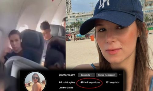 Imagem referente a Moça da janela do avião ganha 400 mil seguidores após ser constrangida por mãe de criança mimada