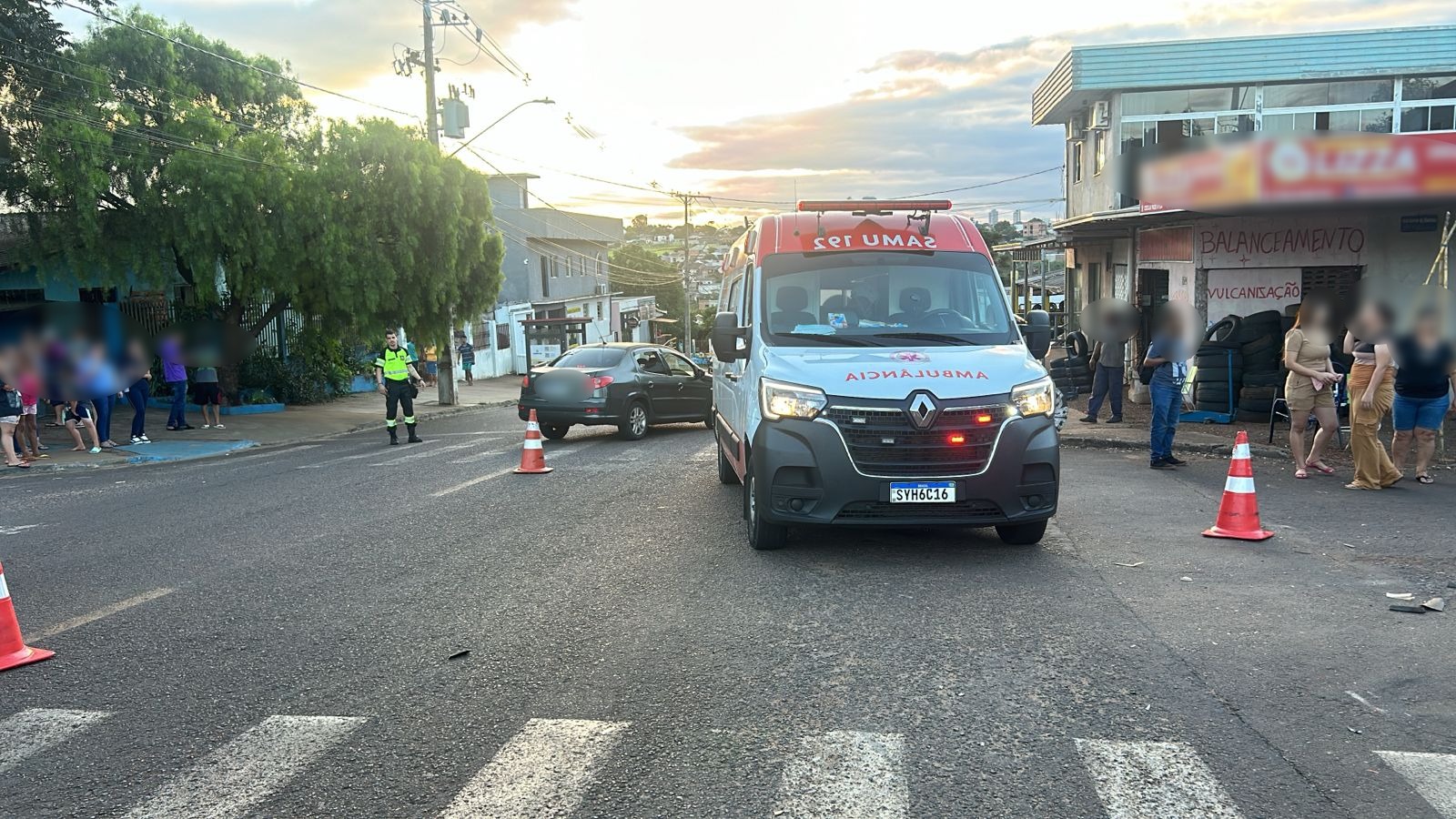 Motociclista fica ferido em acidente no Morumbi