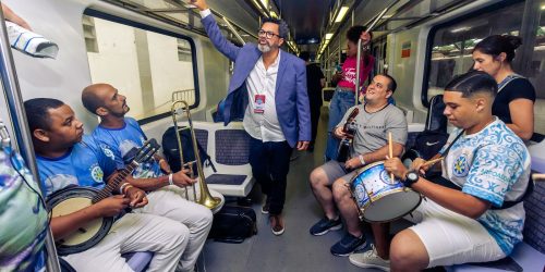 Imagem referente a Trem do Samba vai fazer festa neste sábado em Oswaldo Cruz