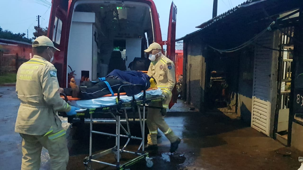 Homem é vítima de agressão no Bairro Interlagos em Cascavel Homem é vítima de agressão no Bairro Interlagos em Cascavel