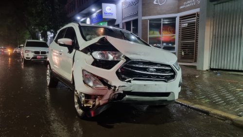 Imagem referente a Acidente é registrado na Rua Paraná cruzamento com a Rua Marechal Cândido Rondon