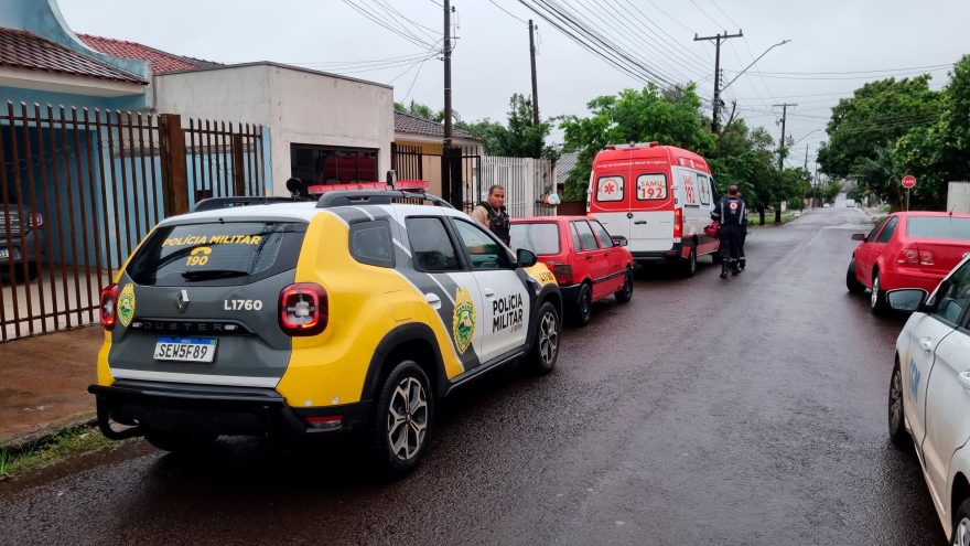 Samu e PM atendem suspeita de overdose no bairro Pioneiros Catarinenses