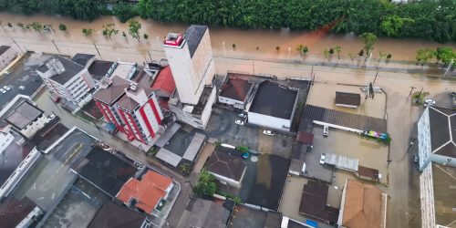 Imagem referente a Norte catarinense é o mais impactado pela chuva, diz Defesa Civil