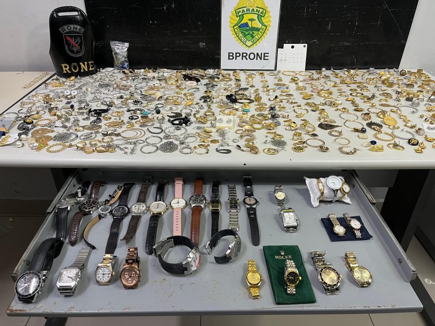 BPRONE prende grupo que roubou mais de um milhão em Curitiba