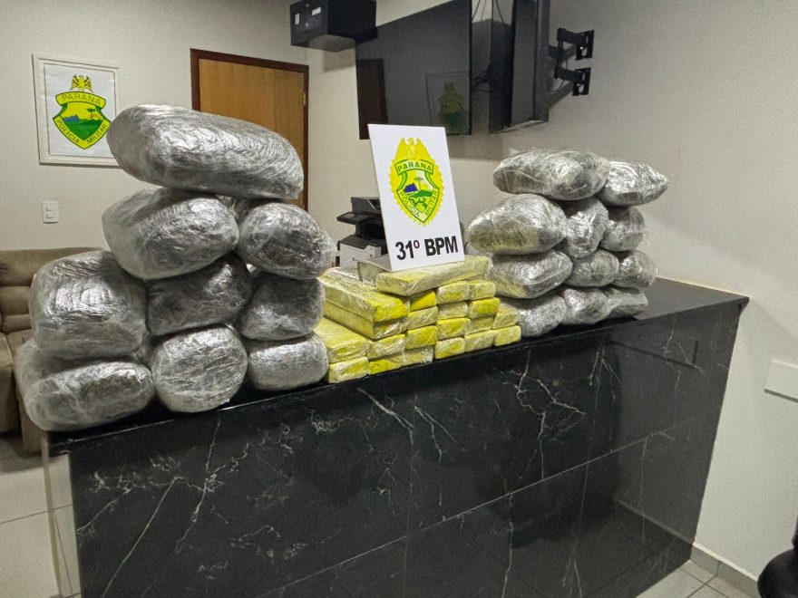 Jovem venezuelana é detida com 17 quilos de maconha em ônibus na BR-369