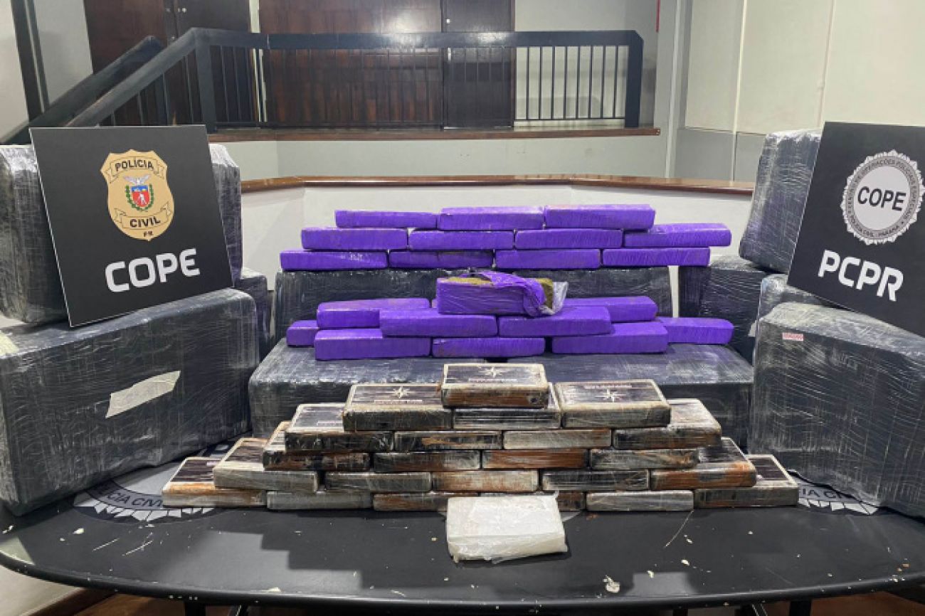 PCPR intercepta 275 quilos de drogas que seguiam para a Paraíba