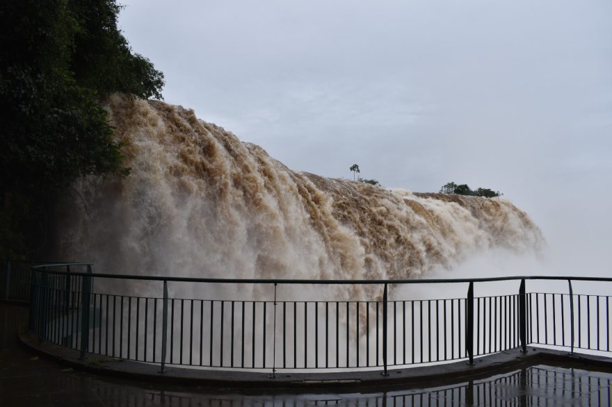 Recorde de vazão nas Cataratas do Iguaçu; veja imagens
