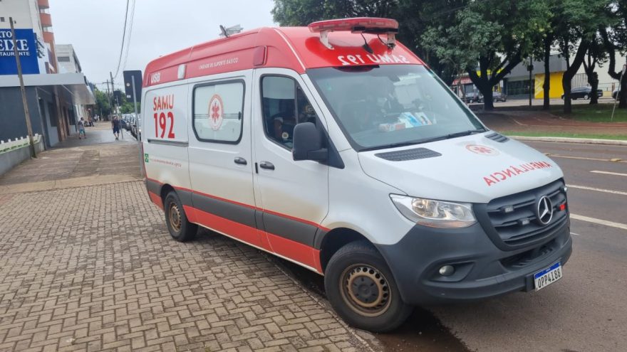 Samu é mobilizado após acionamento para atender suposta pessoa ferida na Avenida Brasil