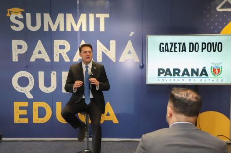 Imagem referente a Ratinho Junior destaca conquistas da educação em evento da Gazeta do Povo