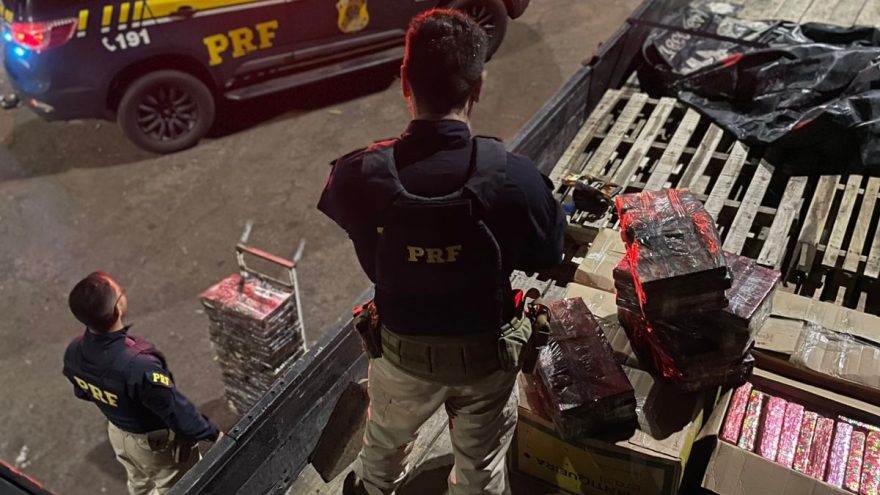 PRF apreende carga de maconha escondida em caixas de ovos que seria entregue em Cascavel