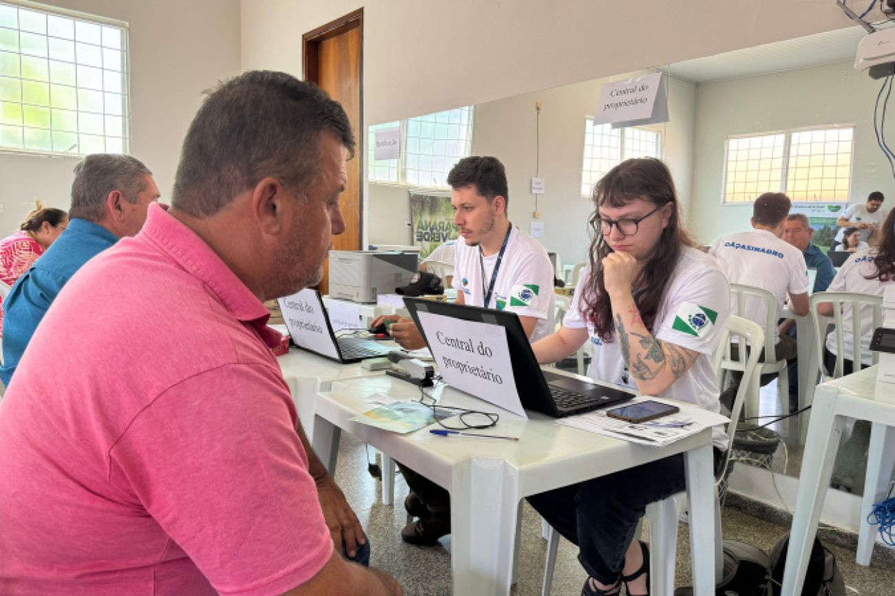 1.º mutirão de regularização do CAR beneficia 624 proprietários rurais do Noroeste