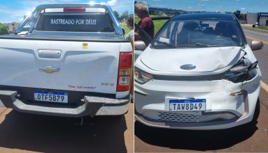 Imagem referente a Motoristas escapam ilesos de acidente na BR-277 em Cascavel