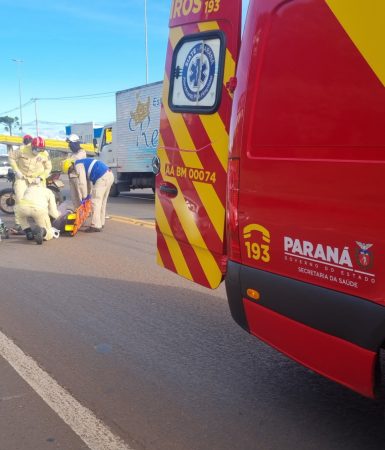 Imagem referente a Siate atende vítima de acidente de trânsito na Rod Br 277