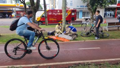 Imagem referente a Siate é acionado para atender acidente de trânsito na Av. Brasil esquina com Rua Salgado Filho