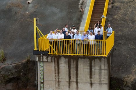 Imagem referente a Governador inaugura obra de contenção de cheias em Francisco Beltrão com túnel de 1,2 km