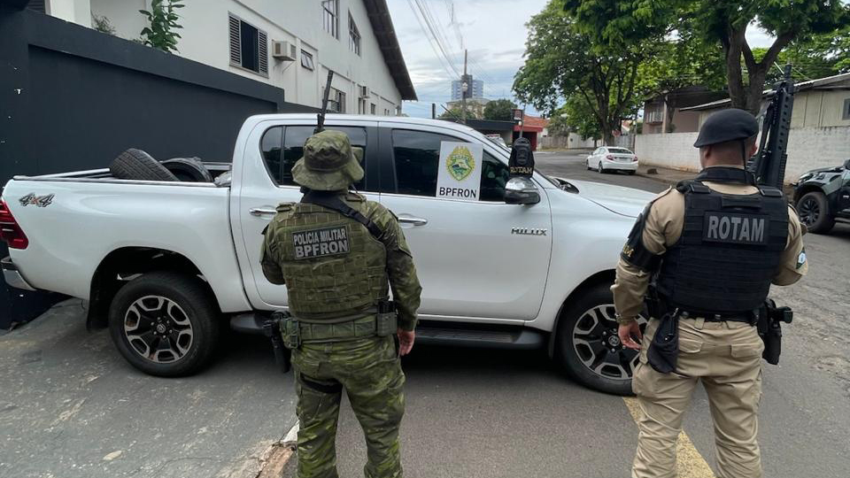 BPFron, Rotam e RPA recuperam veículo e objetos furtados em Querência do Norte