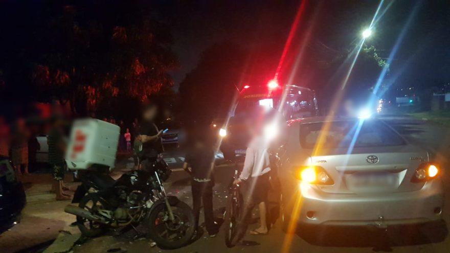 Idoso fica ferido em acidente de trânsito no Cascavel Velho