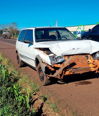 Imagem referente a Colisão traseira é registrada na BR-277, em Santa Tereza do Oeste