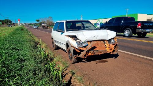 Imagem referente a Colisão traseira é registrada na BR-277, em Santa Tereza do Oeste