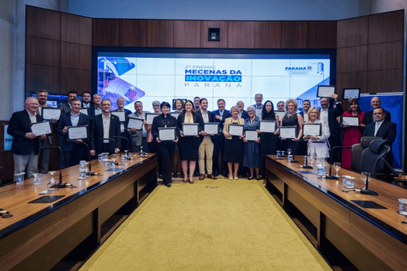 Prêmio Mecenas da Inovação homenageia 16 pessoas de destaque na área no Paraná